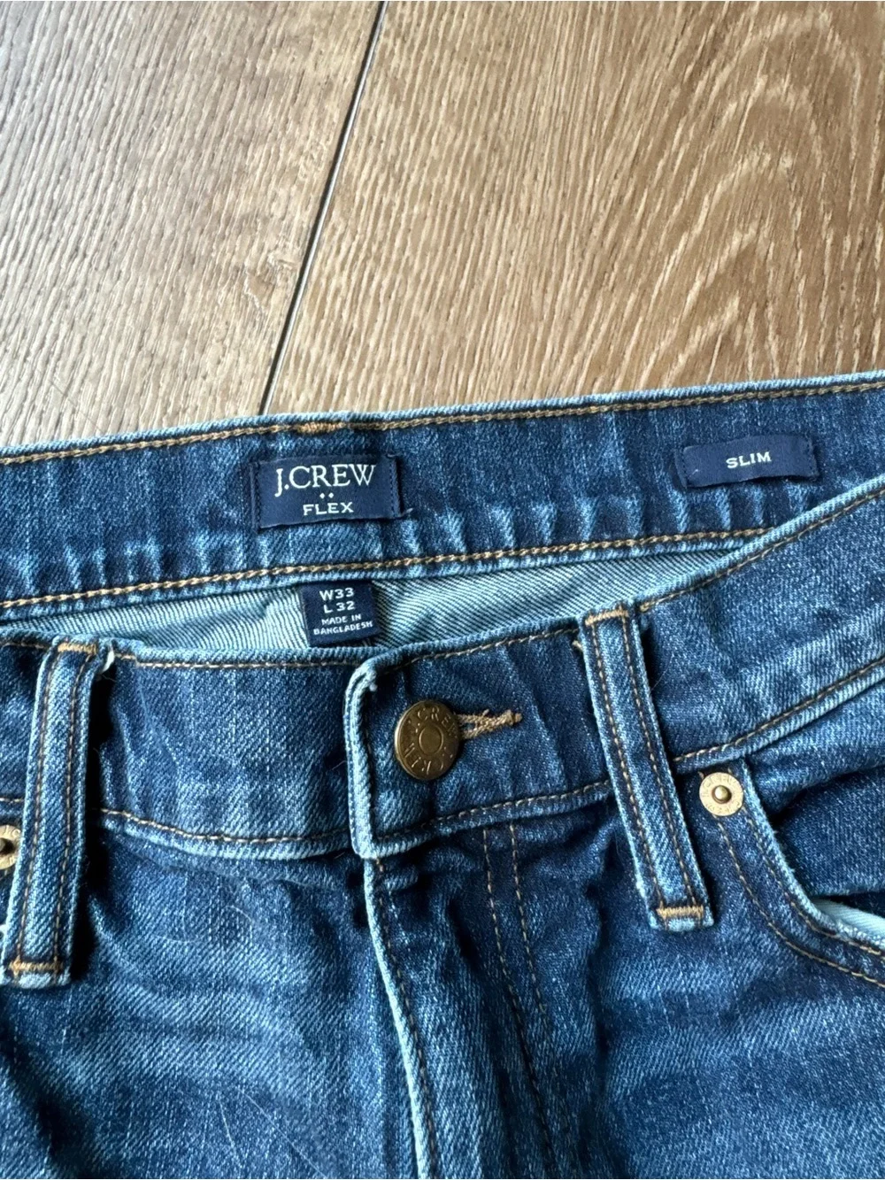 J. Crew Men’s Slim Blue Denim Jeans